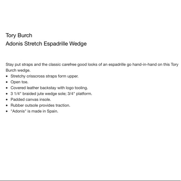 TORY BURCH Adonis Espadrille Wedge - Picture 16 of 16